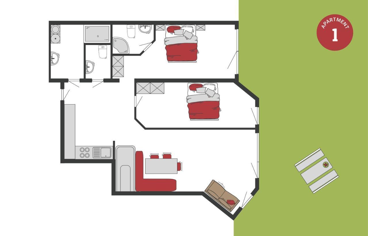 Peil Highend-Basic Apartments Innichen Rum bild